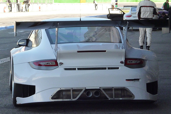 Porsche Carrera GT3 auf der Rennstrecke
