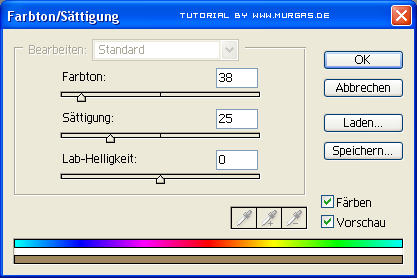 Tutorial Sepia-Effekt