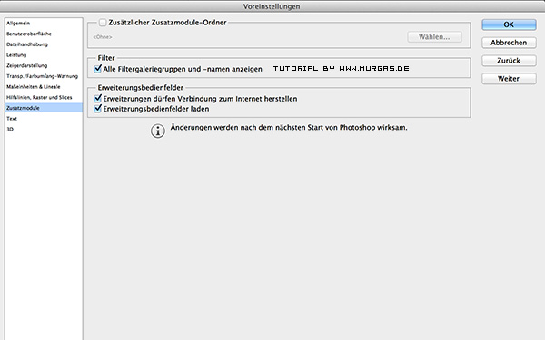 Tutorial Kunstfilter in Photoshop CS6 einblenden