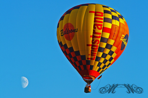 Heißluftballon über Königstein (2010)