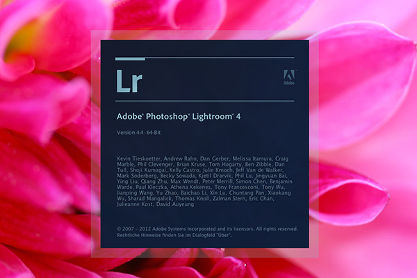 Adobe Lightroom 4.4