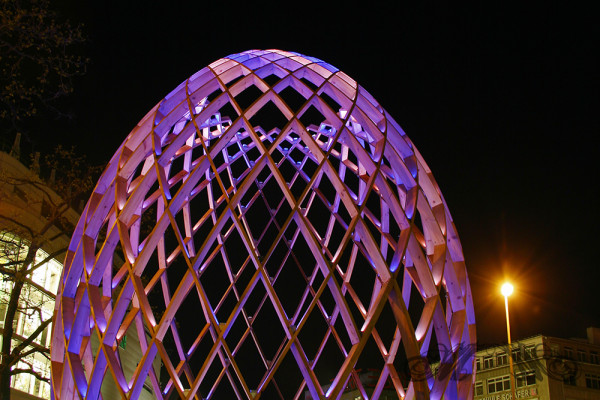 OVO an der Hauptwache während der Luminale (2012)